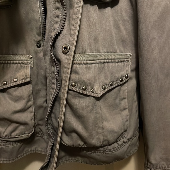 Rare🔥💥 Affliction limited Edition Unisex bomber jacket/coat w/ faux fur lining - Picture 13 of 17